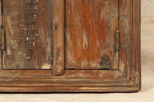 Biscottini Innentür Fenster L45XPR7XH62 cm - Holztür - Türen für Innen und Außen - Wohnkultur