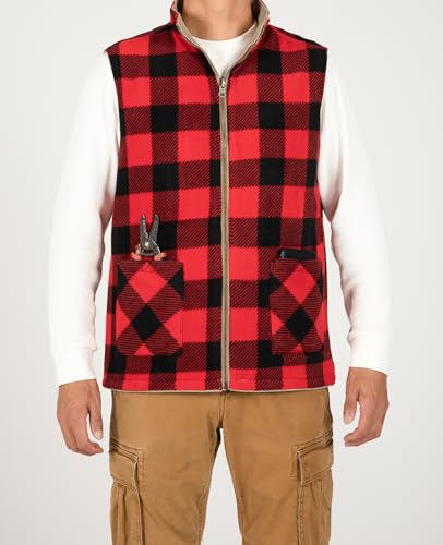 Image of ZENTHACE Men's Full Zip Reversible Work Casual Vest