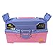 Plano 2-Tray Tackle Box with Dual Top Access, Periwinkle/Pink, One Size (620292)