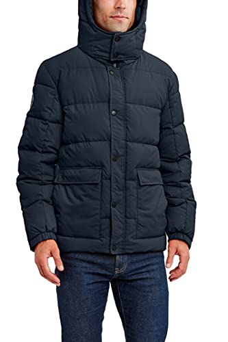 Image of HFX Men's Puffer Jacket With Hood, Water and Wind Resistant