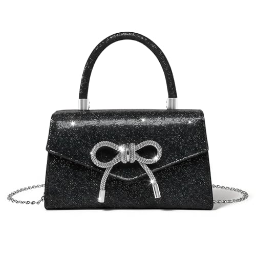Image of PALAY Sling Bag for Woman Small Evening Purse Handbags Soft Leather Ruched Bag Bridal Clutch Party Prom Crossbody Purses