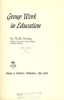 Hardcover Group Work in Education Book