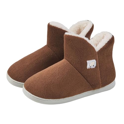 Bottes chaudes d'hiver confortables isolées et doublées pour la neige