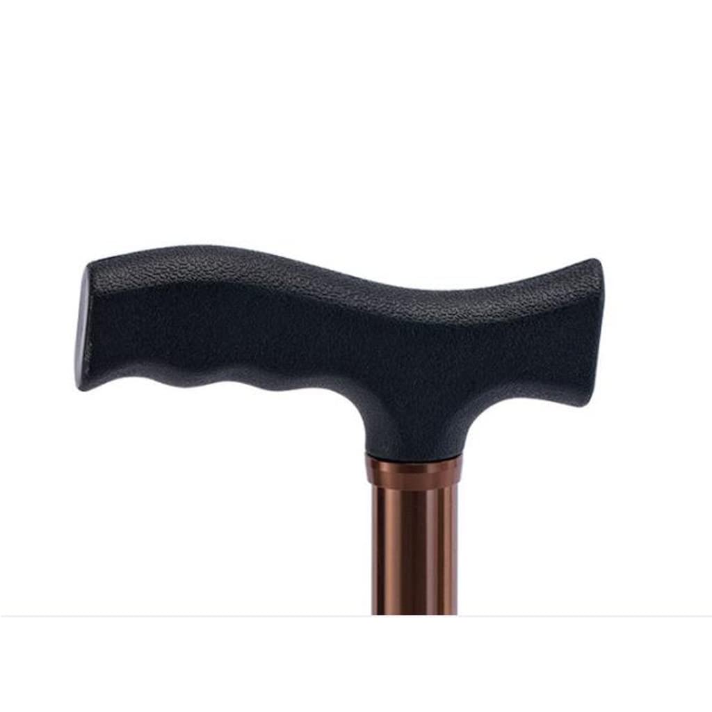 XMING Bastón de Cuatro Patas de Aluminio for Ancianos con bastón Grueso