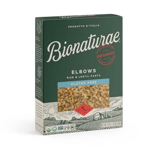 Bionaturae Elbow Pasta Noodles - Gluten Free Pasta Organic, Rice