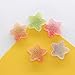 Imanes Nevera Fridge Magnet Soft Sweet Candy Mini Model Strong Magnet Kids Like Colorful Whiteboard Decoration Magnetic Sticker Paper Fixer,5Pcs Star