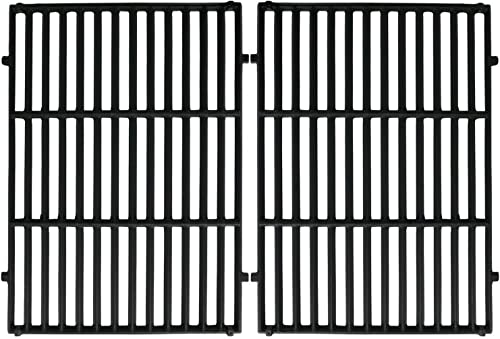JCLMER Genesis II Grill Grate Replacement Parts for Genesis ii E-310/S-310, ii E-325, ii E-335/S-335, ii SE-335/SE-310, Cast Iron 66095 Cooking Grates for Genesis II LX 300 Series, Weber 66802,66805