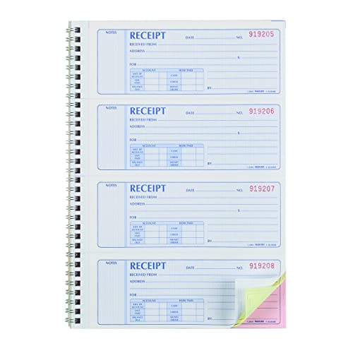 Reçus d'argent Rediform Formguard carnet comptable 4x100 feuillets - 3
