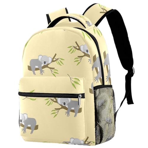 Sac à dos d'école koala mignon pour adolescents et filles