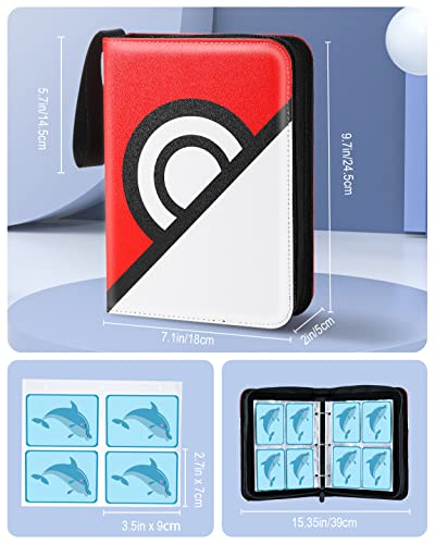 image for TiMOVO Card Binder Holder for Game Cards, Trading Card Collection Albu