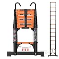 Telescoping Ladder, 16.5FT Extension Ladder?One-Step Collapsible, Aluminum Ladder for RV Home Outdoor, 330lbs Max Capacity