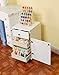 Arrow 801 Suzi Sidekick Portable Sewing, Crafting, and Quilting Storage and Organization Cabinet, White Finish