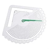 Curseur réglable pour : la calculatrice dispose d'un curseur qui peut être facilement réglé sur la valeur calculée sur une échelle de 8 à 49 points par 10 cm, permettant des calculs et des conversions précis.