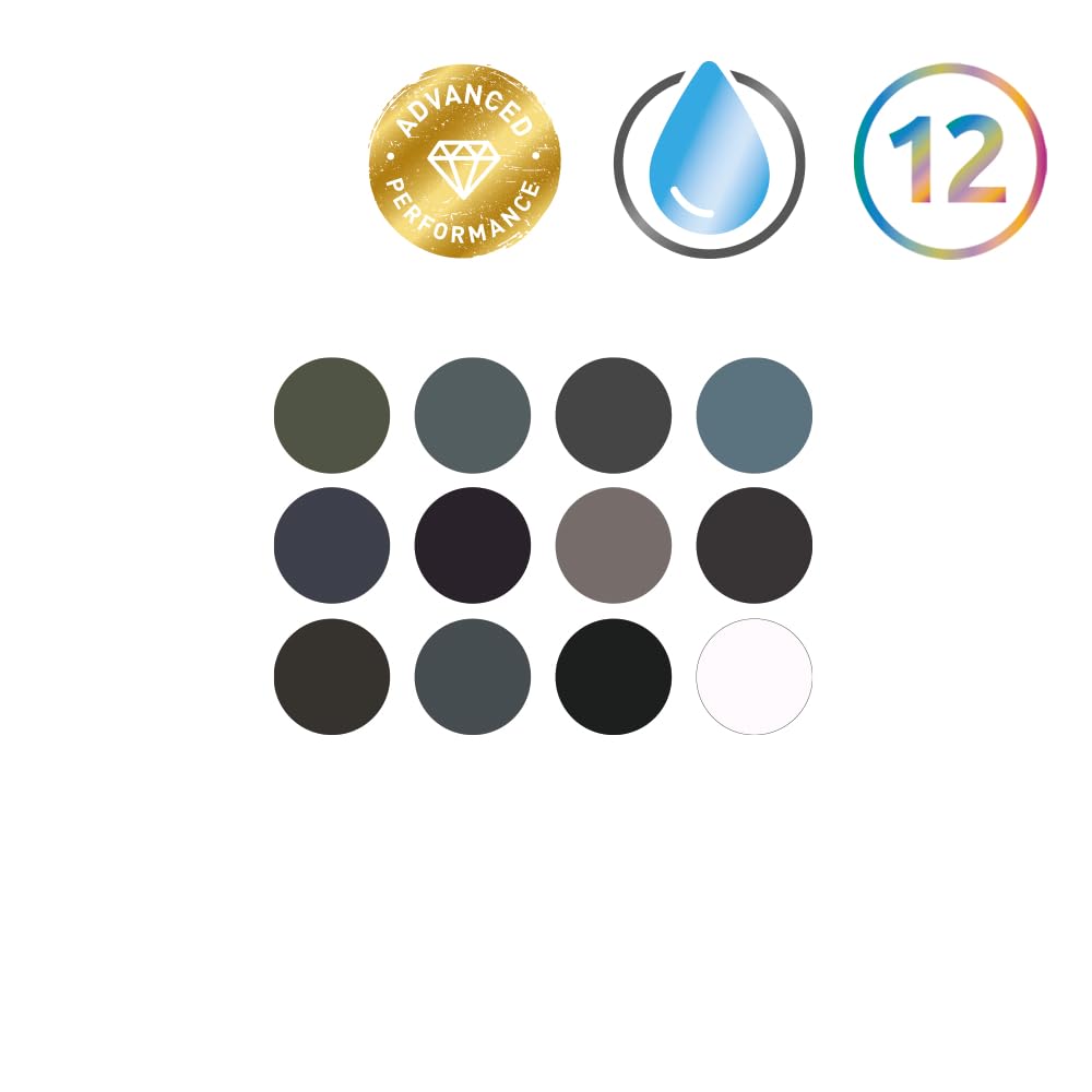 D:Tinted Charcoal Paint Set