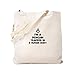 CafePress Sac fourre-tout I'm a Penguin piégé in a hu, Toile, kaki, S