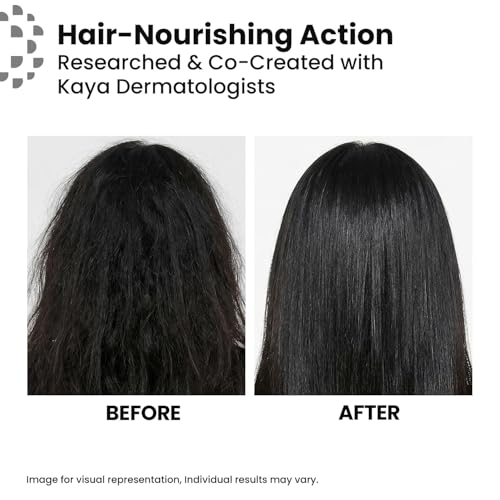 Image of Kaya Hair Nourishing Shampoo, 200ml Contains Hibiscus Extracts & Almond Oil, Reduces Hair Breakage, Softer Hair