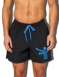Chiemsee Badehose Herren I Regular Fit Badeshorts mit elastischem Bund & Kordel I Schnelltrocknend, mit Mesh Innenslip & Taschen I Sportliche Kurze Schwimmhose in 3 Farben I Größe M 3XL