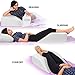 Ebung Memory Foam Leg Elevation Pillow - Support Pillow to Raise Feet for Better Elevation, Circulation, Leg Swelling Wedge Design for Comfort and Recovery