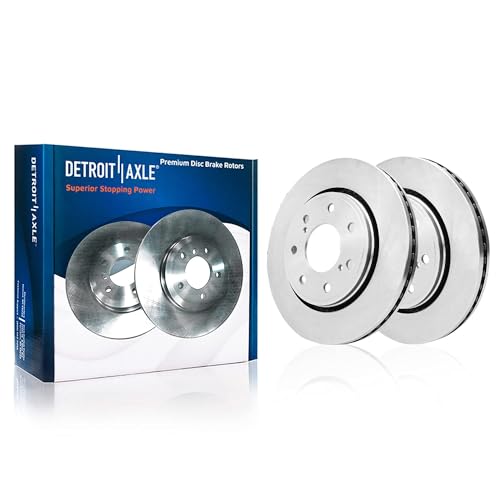 Image of Detroit Axle - 4pc Brake Rotors for Ford 2012 2013 2014 F-150 Lobo
