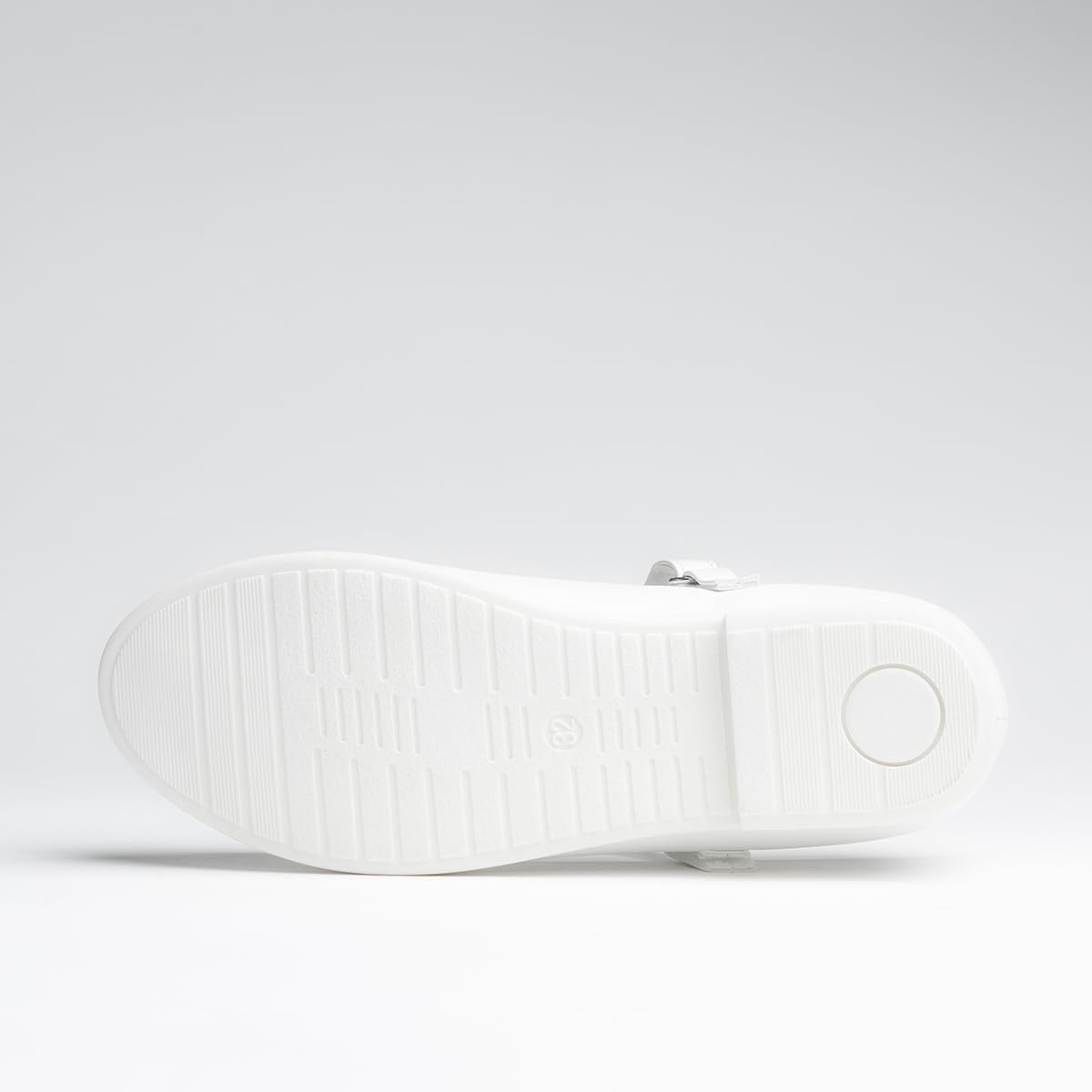 WK Mädchen Mary Jane Ballerinas | Kommunion Halbschuhe | Klettverschluss | Lederinnensohle | Elegant | Für eine kleine Prinzessin |