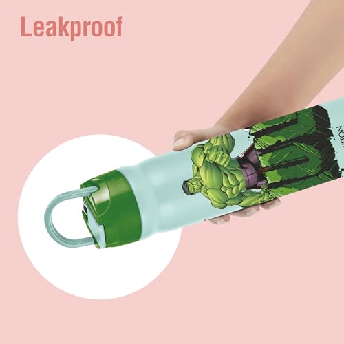 Image of MILTON Marvel Max 800 Sipper Stainless Steel 700 ml Water Bottle I ISI Certified I Leak Proof - Light Weight I 1 Year Warranty I Sturdy Handle I Easy Grip, Mint Green