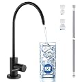 KES Reverse Osmosis Faucet NSF Certified RO Faucet Lead-Free Black Water Filter Faucet Drinking Water Beverage Faucet Water Filtration System 304 Stainless Steel Matte Black, Z504CLF-BK