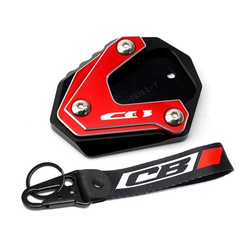 Extension béquille CB500X évite la chute de votre moto sur sol meuble ou bitume chaud