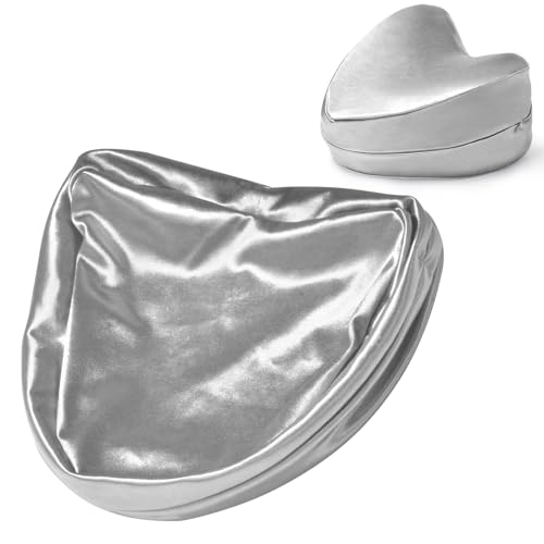 Zelimun Funda Almohada Rodilla, Recambio Almohada Pierna, Funda Corazón (Gris) Zelimun Funda Almohada Rodilla, Recambio Almohada Pierna, Funda Corazón (Gris)