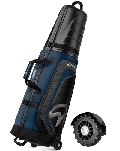 OutdoorMaster Golf Travel Bags for Airlines with Wheels and Hard Case Top, Protect Golf Clubs,...