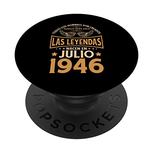 Cumpleaños Hombre Regalos Las Leyendas Julio 1946 PopSockets PopGrip Intercambiable
