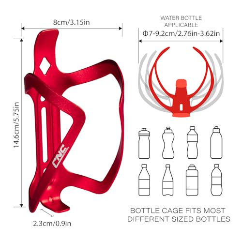 CNC Aluminum Bike Bottle Cage