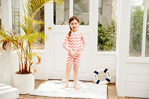 Image of VAENAIT BABY Girls Rash Guard Swimsuit UPF 50+ Long Sleeve Toddler Bathing Suit Ribbon Stawberry Floral Fruit for 2~8Years