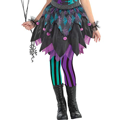 Disfraz Haunted Harlequin para Niñas, Talla Large, Multicolor miniatura 4