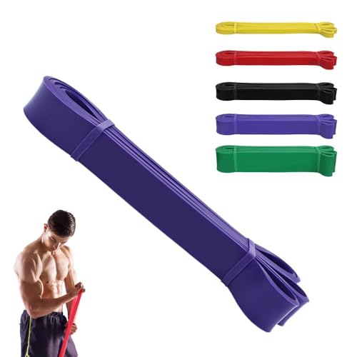 Super Band Elástico Para Exercícios Faixa Elástica Resistencia Roxo Pesada Qualidade Premium (Pesada)