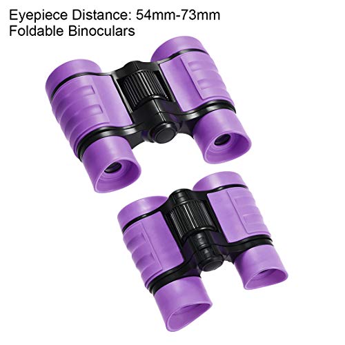 Binoculares Compactos 4x30 Morado Plegables 2 Piezas miniatura 3