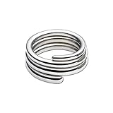 Divoti Swirl 316L Stainless Steel Ring - Size 11