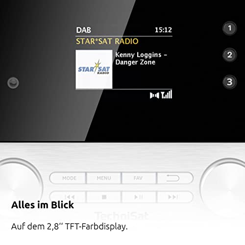Radio stéréo TechniSat DIGITRADIO 4 C haut-parleurs Elac