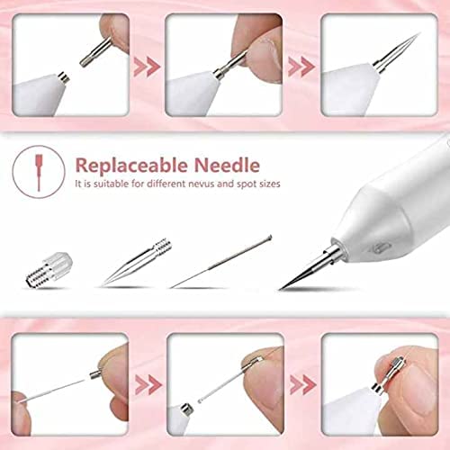 Aravli Laser Freckle Spot Dot Mole Remover for Face Beauty Equipment Tattoo Plasma Mole Removal Pen Tool Machine for Women (Pink) - Image 3