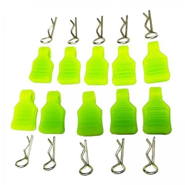 Clips de carrosserie RC pliés pour changer de batterie facilement