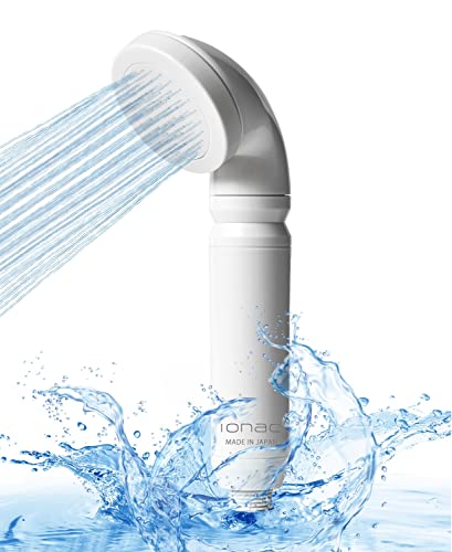?Made in Japan and innovative technology? IONAC shower head with filter, water softener shower, spa at home, suitable for atopy, water-saving shower head (Filter)