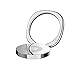 Phone Ring, Baseus Finger Ring Stand Ultra-thin Swivel Ring Buckle Phone Grip Kickstand Cell Phone Stand for Universal Smartphone iPhone X 8 Plus 7 7 Plus /6s 6 plus /Galaxy S8 plus (Silvery)
