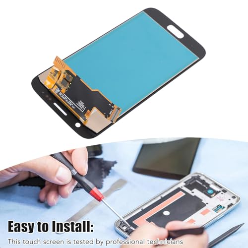 Écran de remplacement pour Galaxy S7 noir vitre tactile numériseur assemblé avec cadre TFT