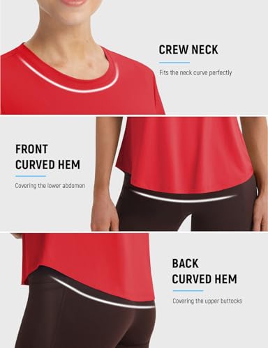 Image of baleaf Women Ice Cooling Running Shirts Quick Dry Short Sleeve Tops