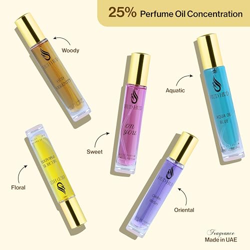 Image of Premium Perfume Gift Set for Men & Women | Long-Lasting 12-Hour Fragrance Collection | 5 x 20ml Bottles | Luxury Parfum from UAE | Unisex Signature Scents