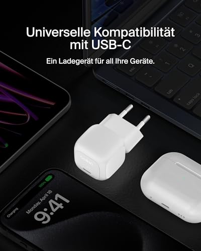 Belkin BoostCharge USB-C Ladegerät, kompaktes 20 W USB-C Schnellladegerät, USB C netzteil für Apple iPhone 17/16, Air, Plus, Pro… – Ansicht 3