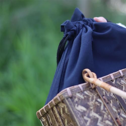 Sac tissé en bambou avec anse solide : rangement robuste et léger - 4