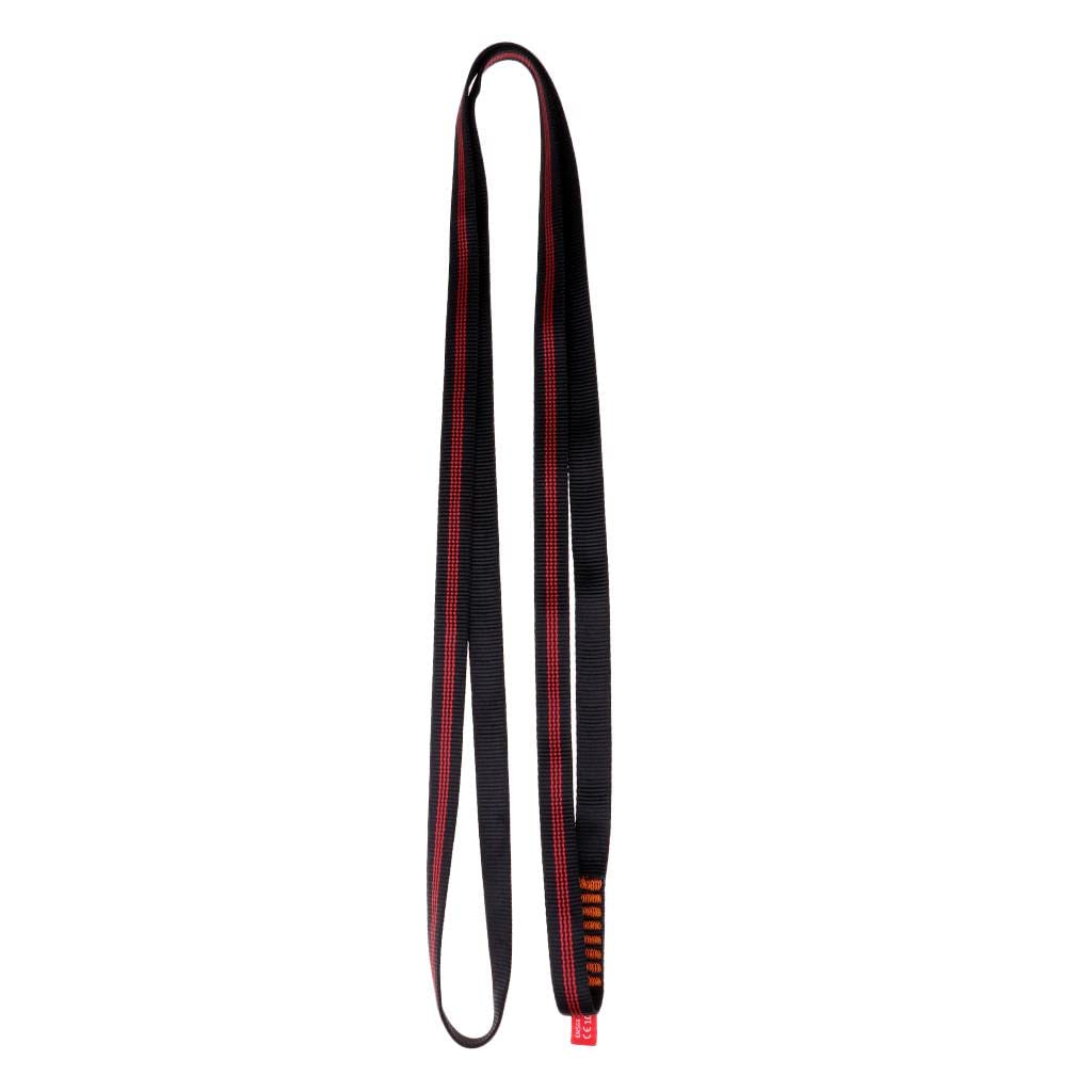 Fettuccia da Arrampicata Outdoor con Parole Chiave per Alpinismo Corda Cintura Arborista Realizzata in Poliestere Resistente Adatta per Escurs