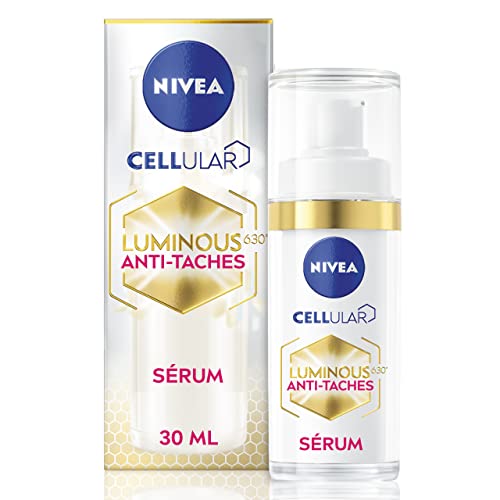 NIVEA Cellular Luminous 630® Sérum Correcteur (1 x 30 ml), soin visage réducteur de taches pigmentaires, soin femme pour tous types de peaux, même sensibles