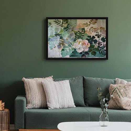 Poster fleur et plante impression toile qualité premium