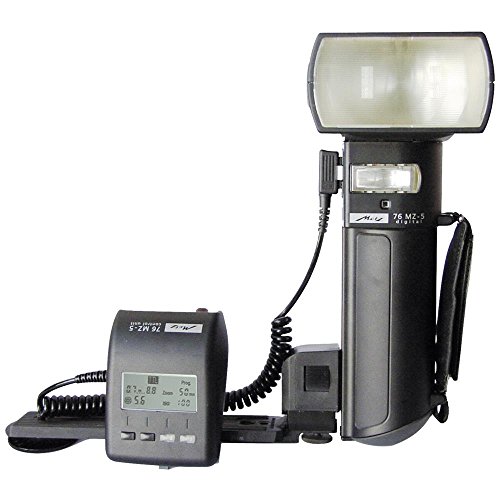 Metz MZ007625204 76 MZ 5 Digital avec batterie NiMH SCA-System 300 / 3000 / 3002 NG de 76 (ISO 100 / 21° 105mm), mode TTL-, Auto, Manuel et réflecteur...